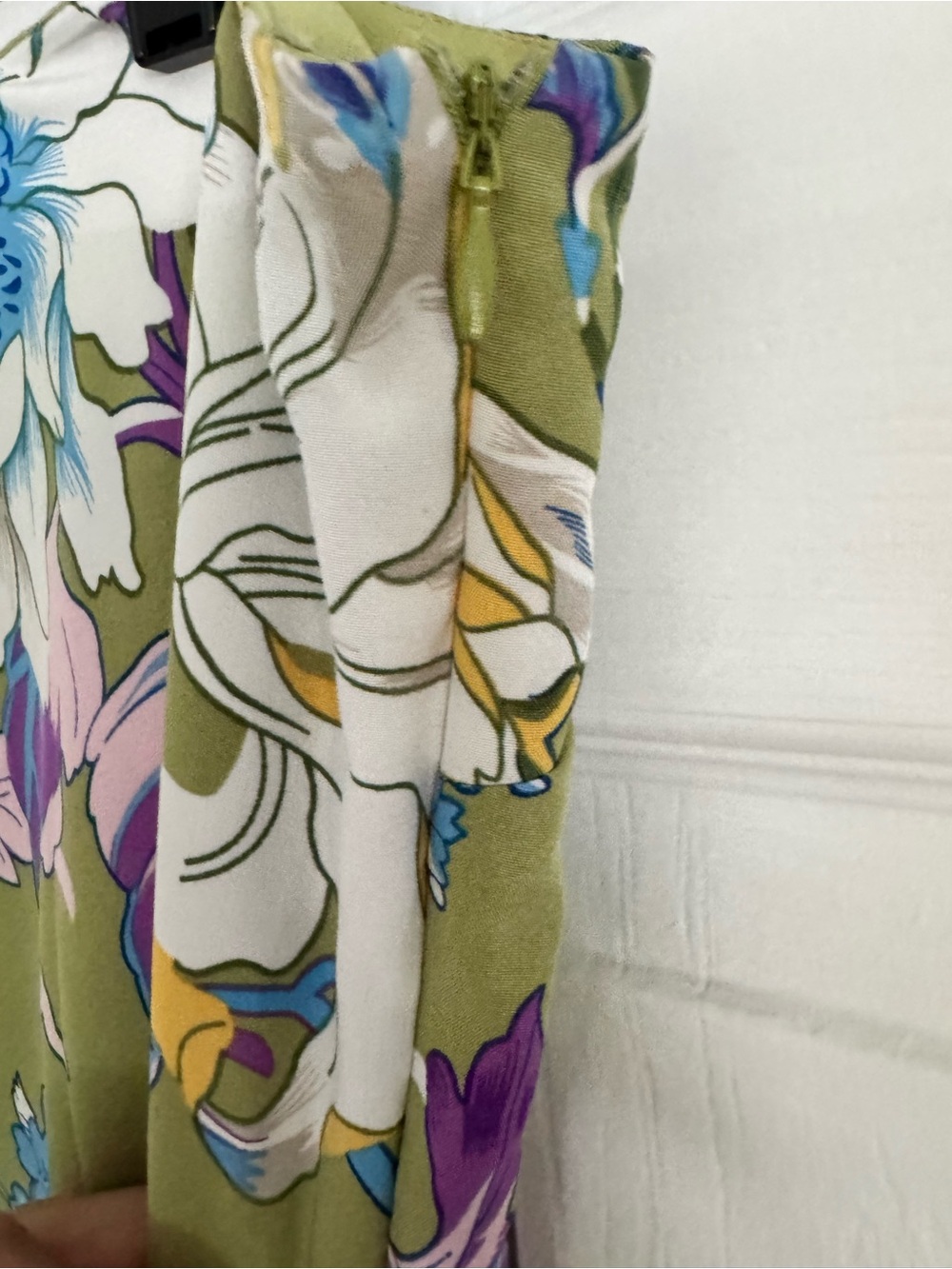 Tuckernuck Hyacinth House One Shoulder Odelia Maxi Dress Green Sz S - Picture 11 of 13